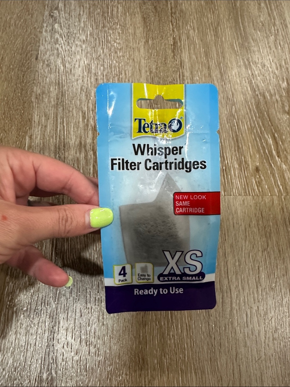 Whisper XS Extra Small Filter Cartridges - Blue Packaging